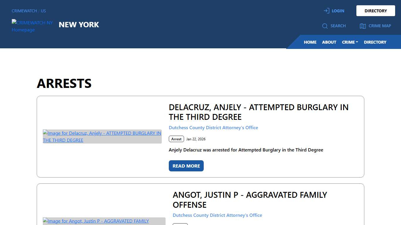 New York Arrests CRIMEWATCH